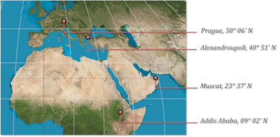 Localisation map